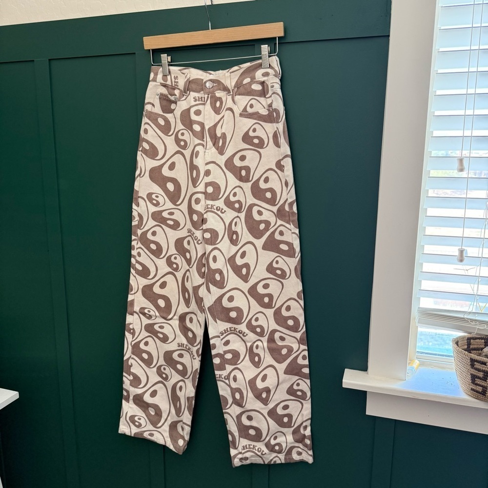 Shekou Balancing Act Hi-Rise Wide Leg Jeans - Picture 2 of 11